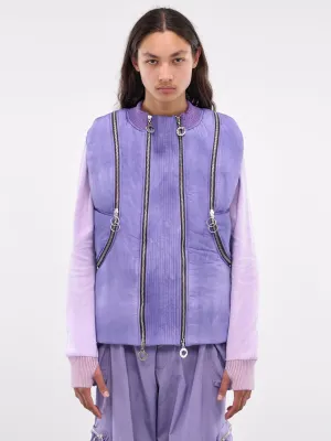 Padded Technical Vest (PADTECVEST-PURPLE-LILAC)