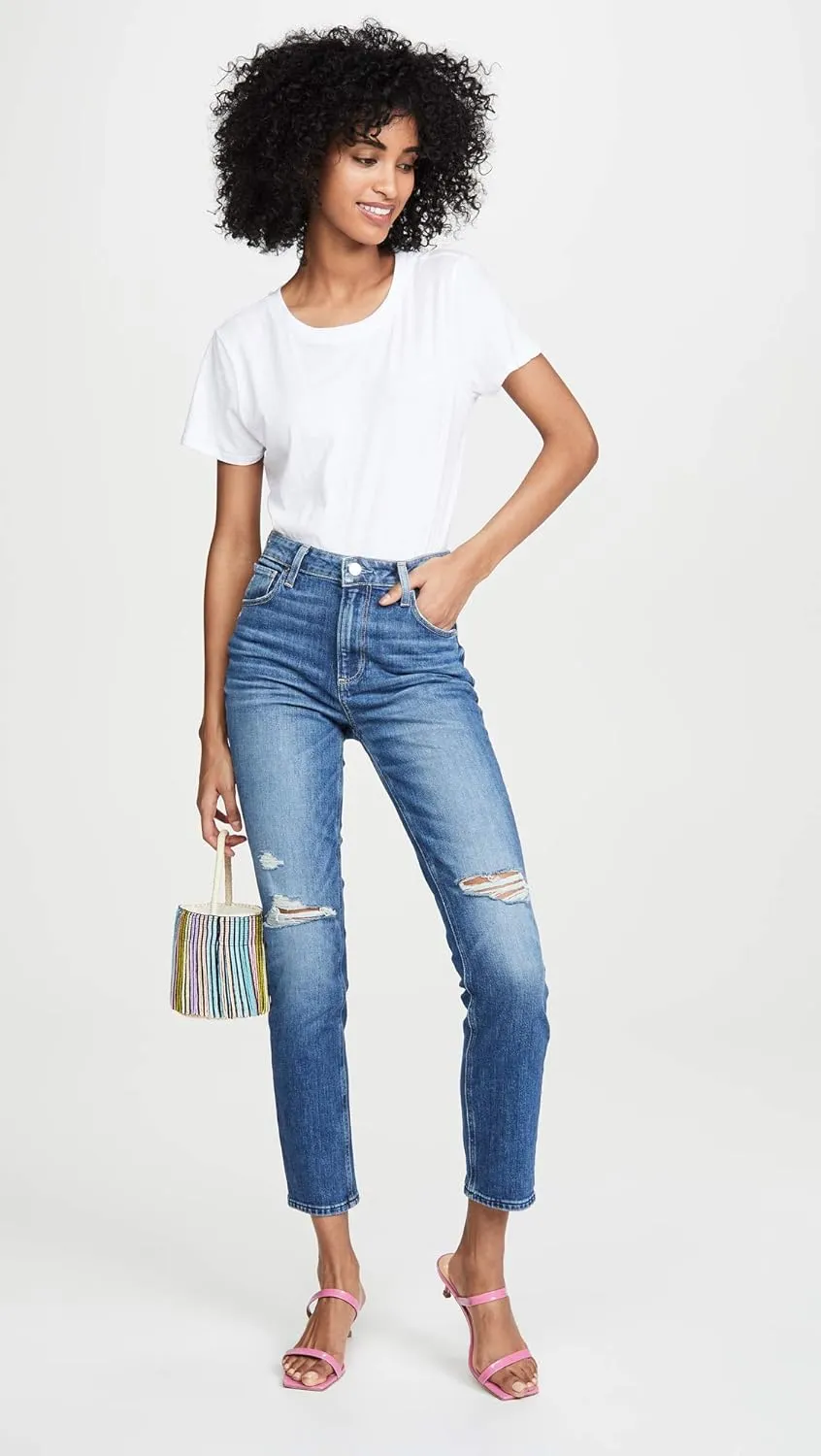 PAIGE Women's Sarah Slim Jeans