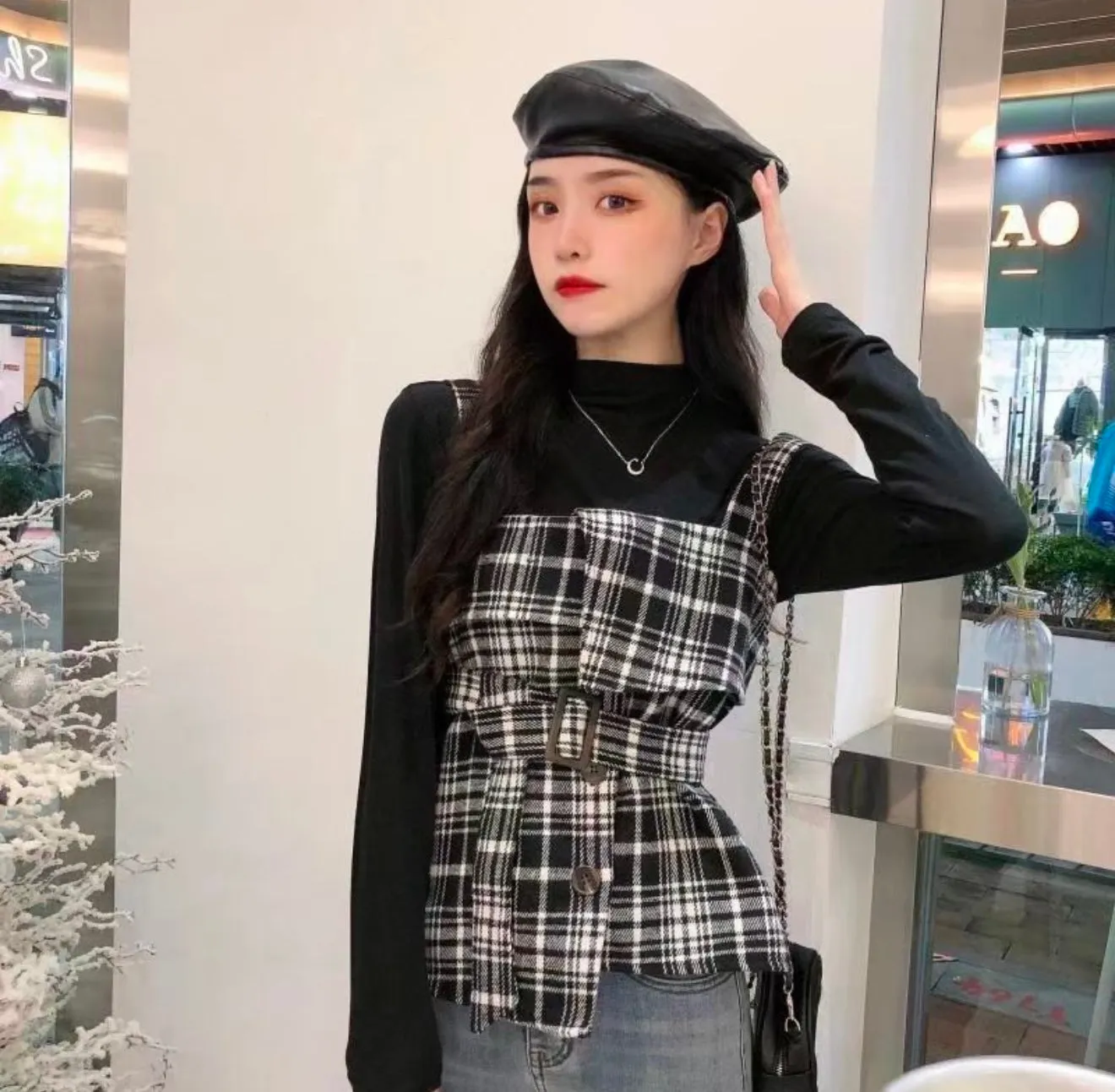 Pankh Elby Woolen High Fashion Jacket and Knit Top Set