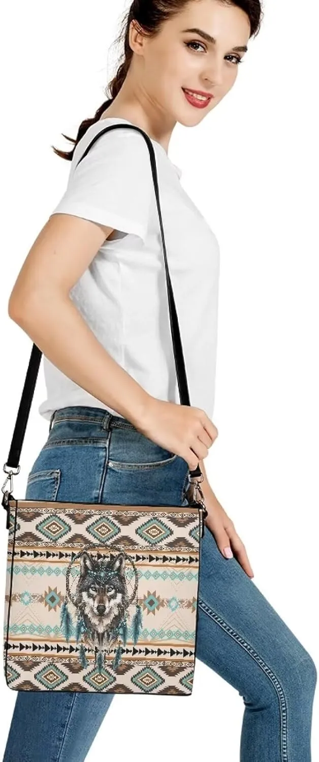 PU Leather Tote Bucket Bags Purse Women's Large Designer Shoulder Handbags for Work Travel Beach or Daily Use