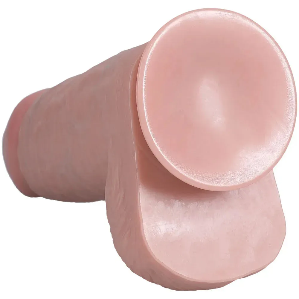 REALROCK 20cm Extra Thick Dildo with Balls -