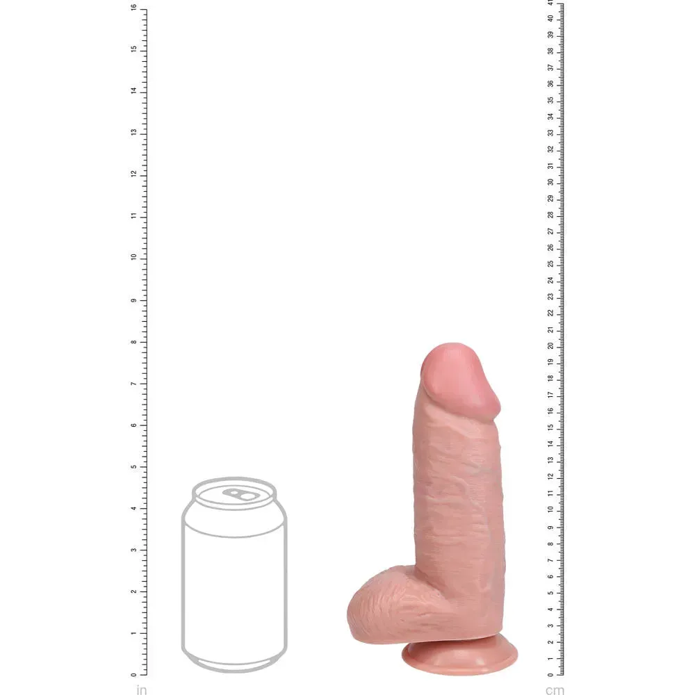 REALROCK 20cm Extra Thick Dildo with Balls -