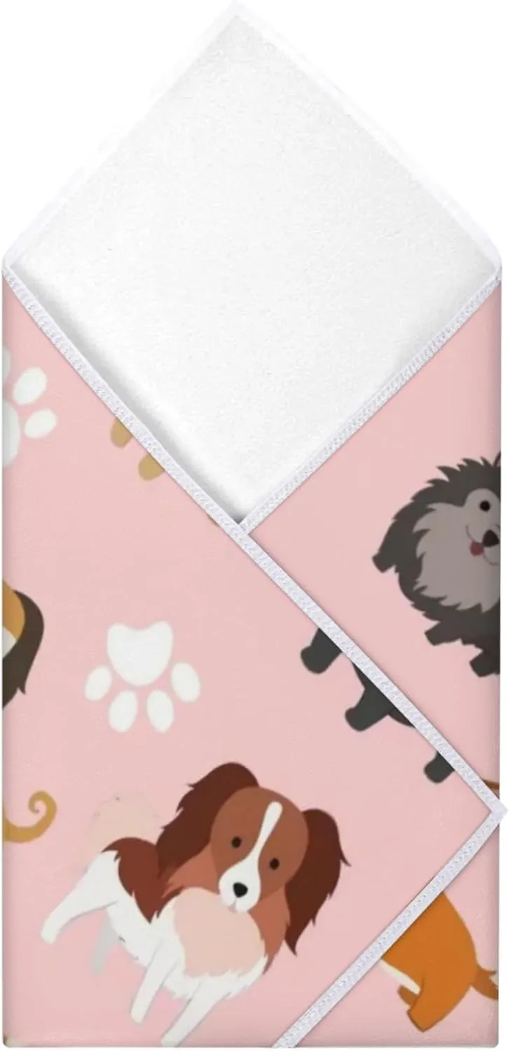 Self-Adhesive Magic Cloth Makeup Bag, Cute Dog Paw Camera Wrap For Dslr/Camera Lens/Phones/Tablets/Accessories, Portable Lens Wrap For Beauty Essentials, Travel, Daily Use