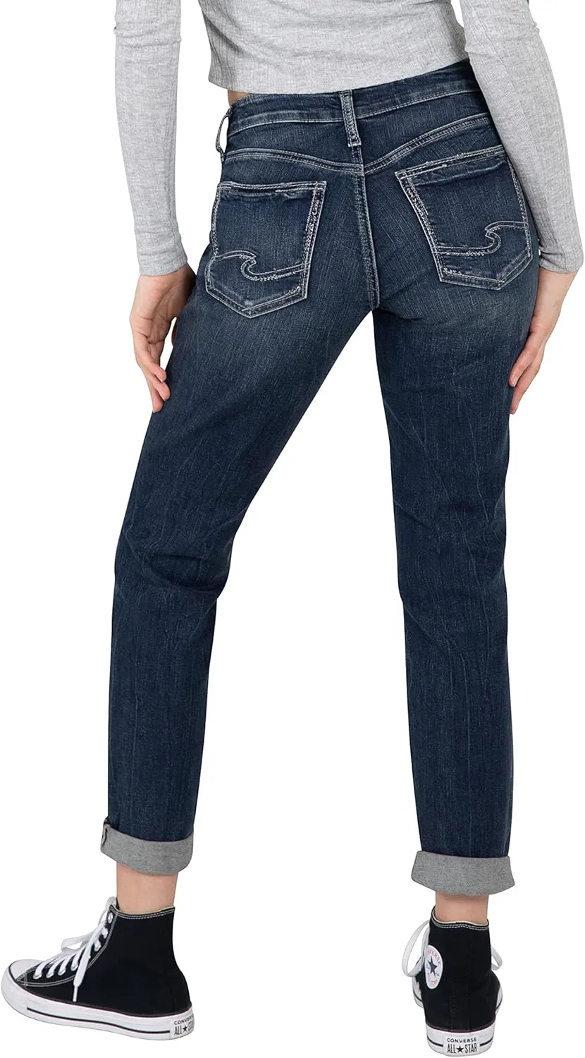 Silver Jeans Women's Sam Relaxed Boyfriend Fit Jean