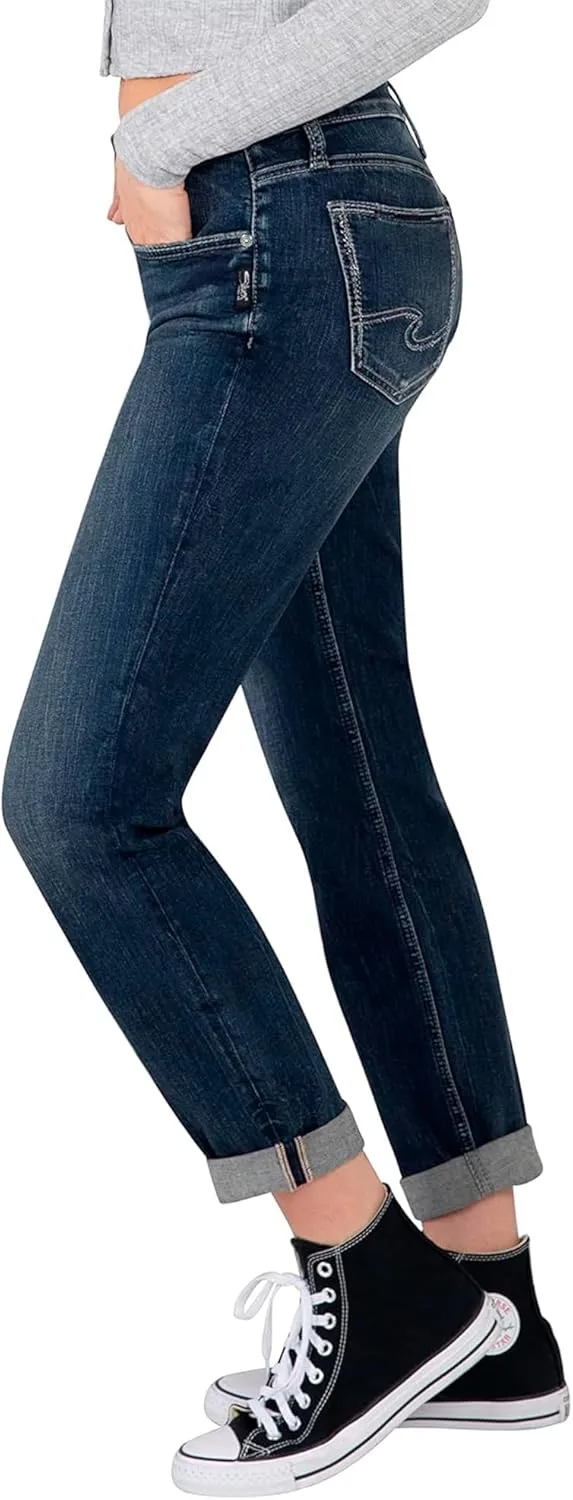 Silver Jeans Women's Sam Relaxed Boyfriend Fit Jean