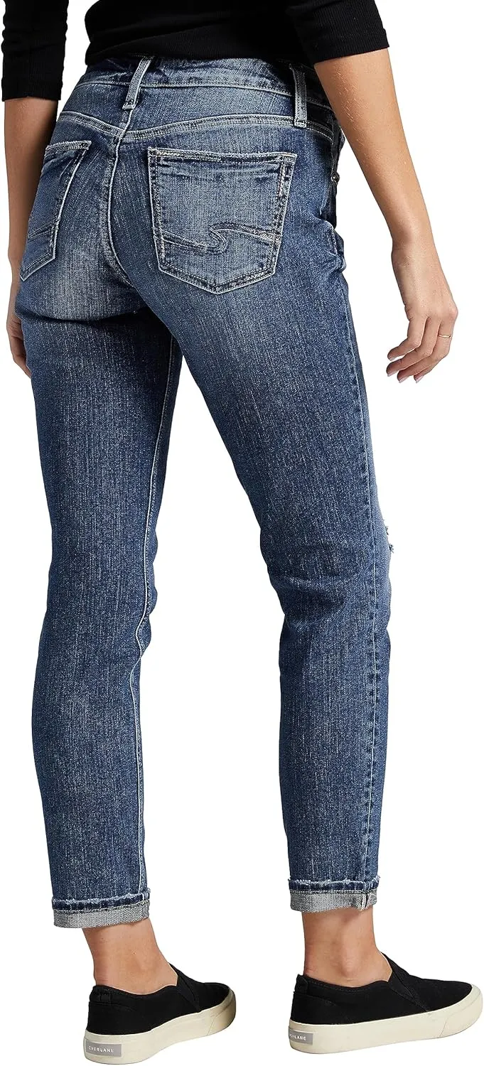Silver Jeans Women's Sam Relaxed Boyfriend Fit Jean