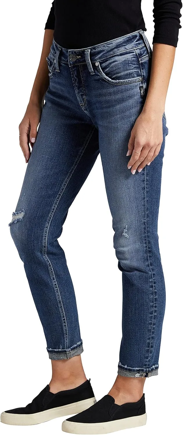 Silver Jeans Women's Sam Relaxed Boyfriend Fit Jean