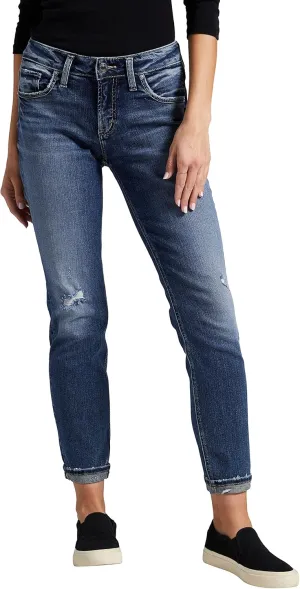 Silver Jeans Women's Sam Relaxed Boyfriend Fit Jean