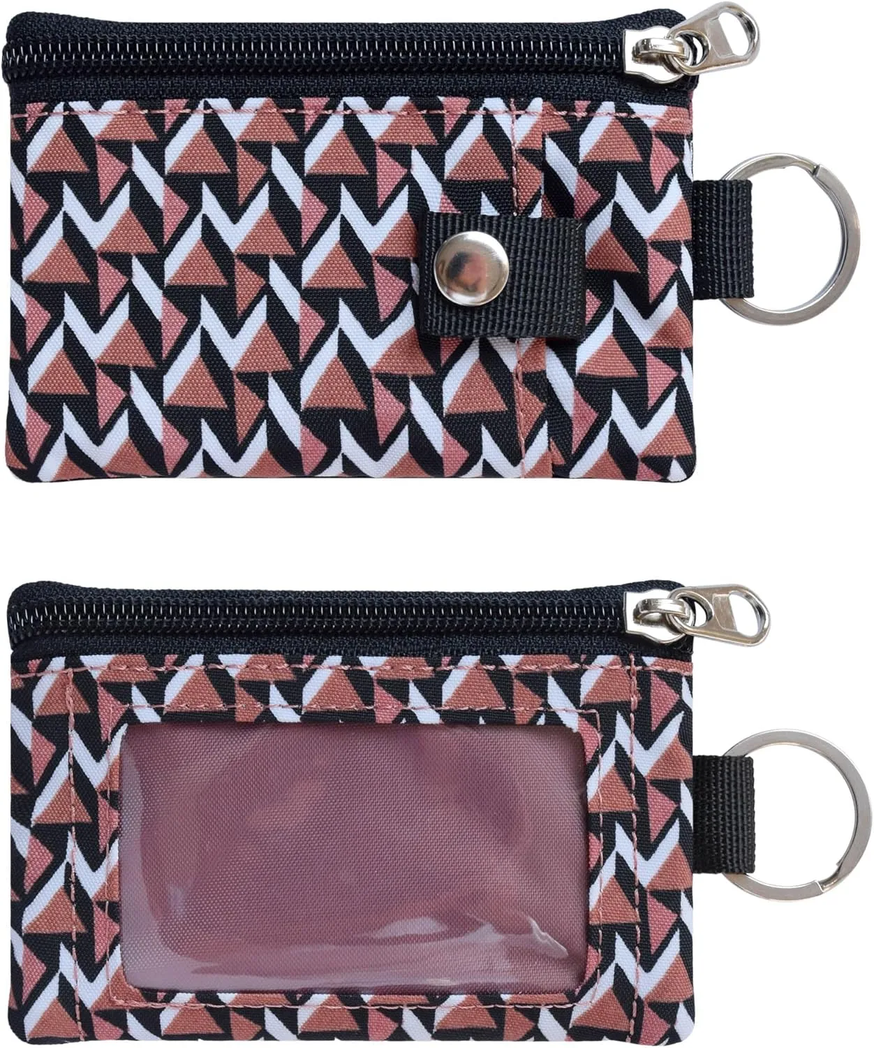 Small Lanyard Wallet for Women with RFID Blocking,ID Holder,Keychain - Zip ID Card Case and Coin Purse for Travel and Daily Use (T006)