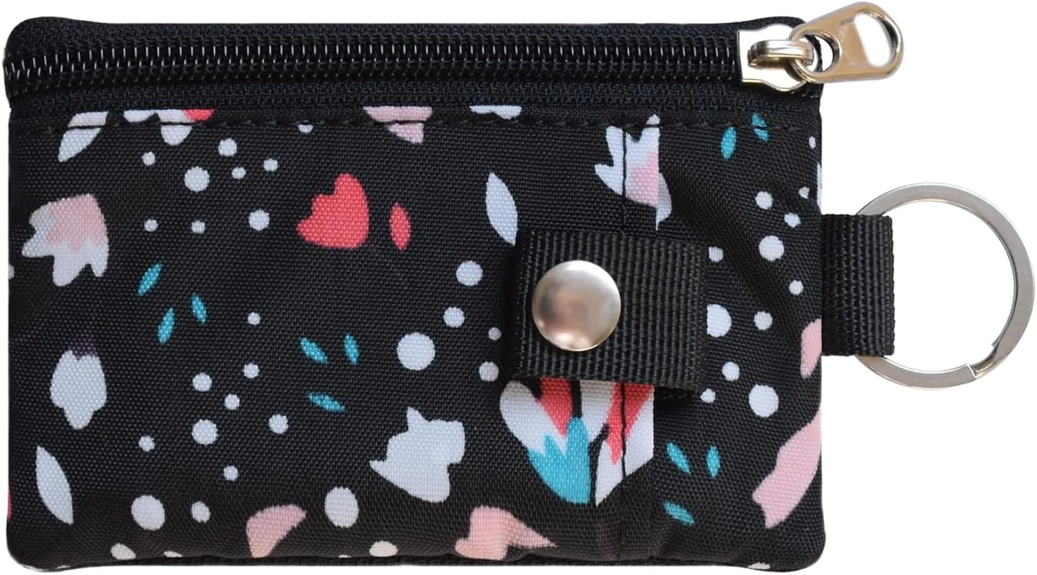 Small Lanyard Wallet for Women with RFID Blocking,ID Holder,Keychain - Zip ID Card Case and Coin Purse for Travel and Daily Use (T008)