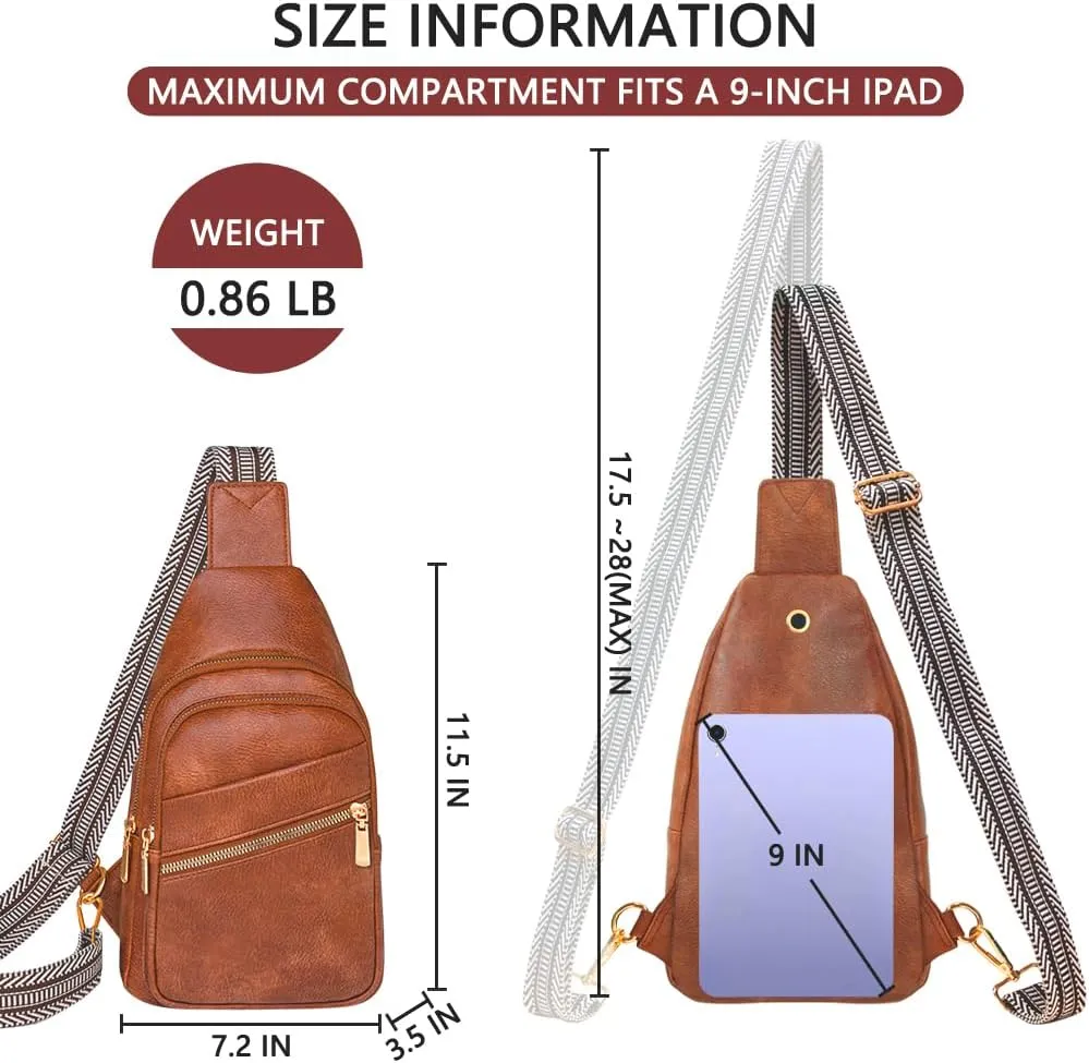 Small Sling Bag for Women, Crossbody Sling Bags for Women, Lightweight Cross Body Bag for Travel or Daily Use