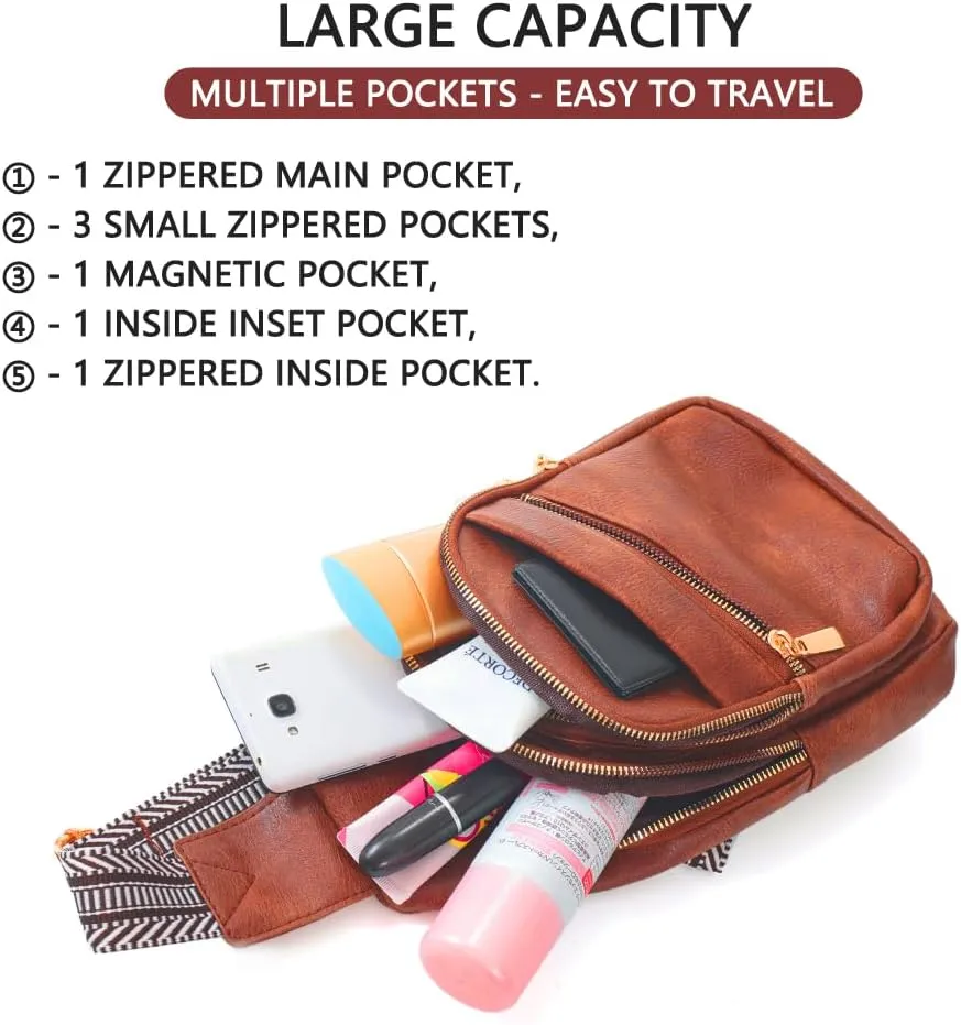 Small Sling Bag for Women, Crossbody Sling Bags for Women, Lightweight Cross Body Bag for Travel or Daily Use