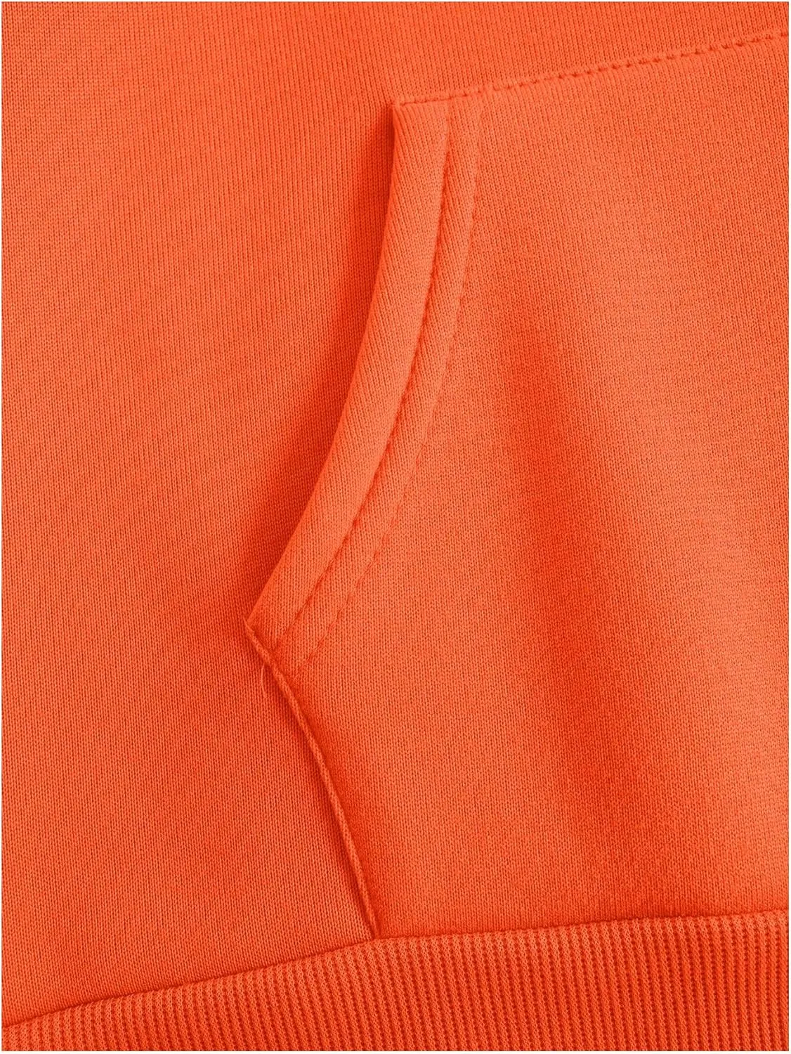 SOLY HUX Hoodies for Women Drawstring Long Sleeve Drop Shoulder Pullover Sweatshirt with Pocket