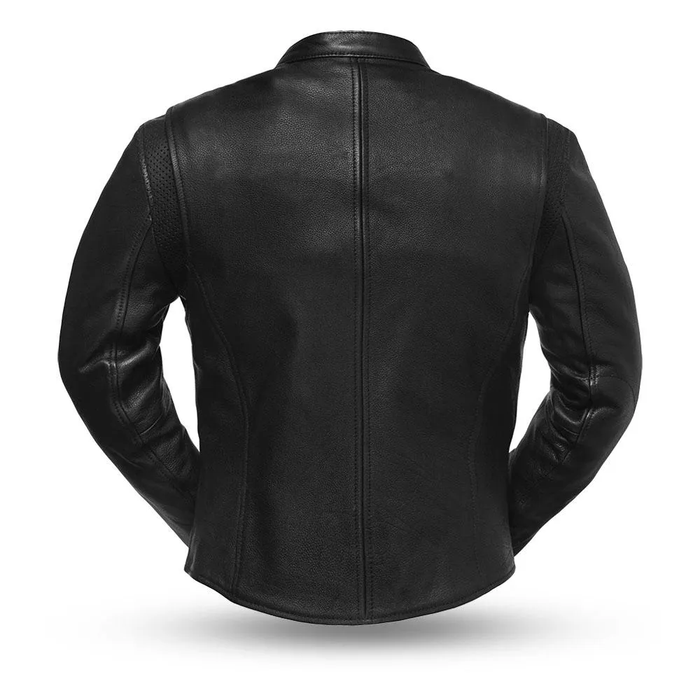 Speed Queen - Women's Leather Motorcycle Jacket