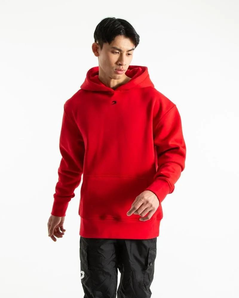 STRIKE LOGO HOODIE - RED