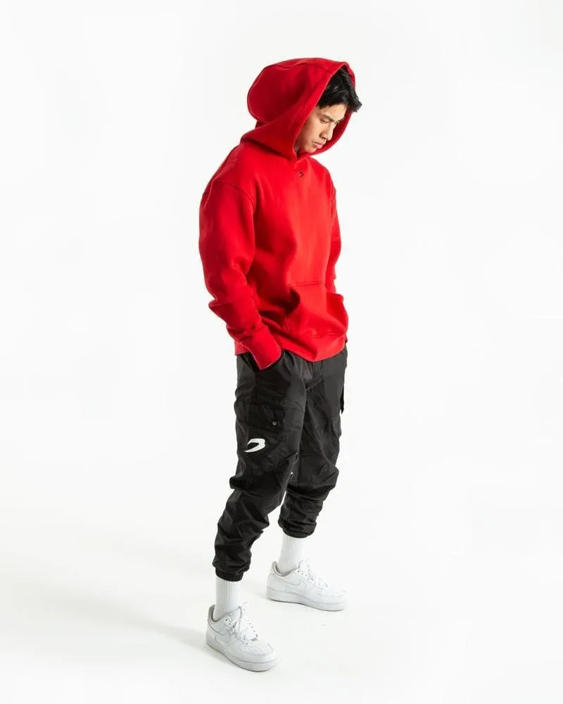STRIKE LOGO HOODIE - RED