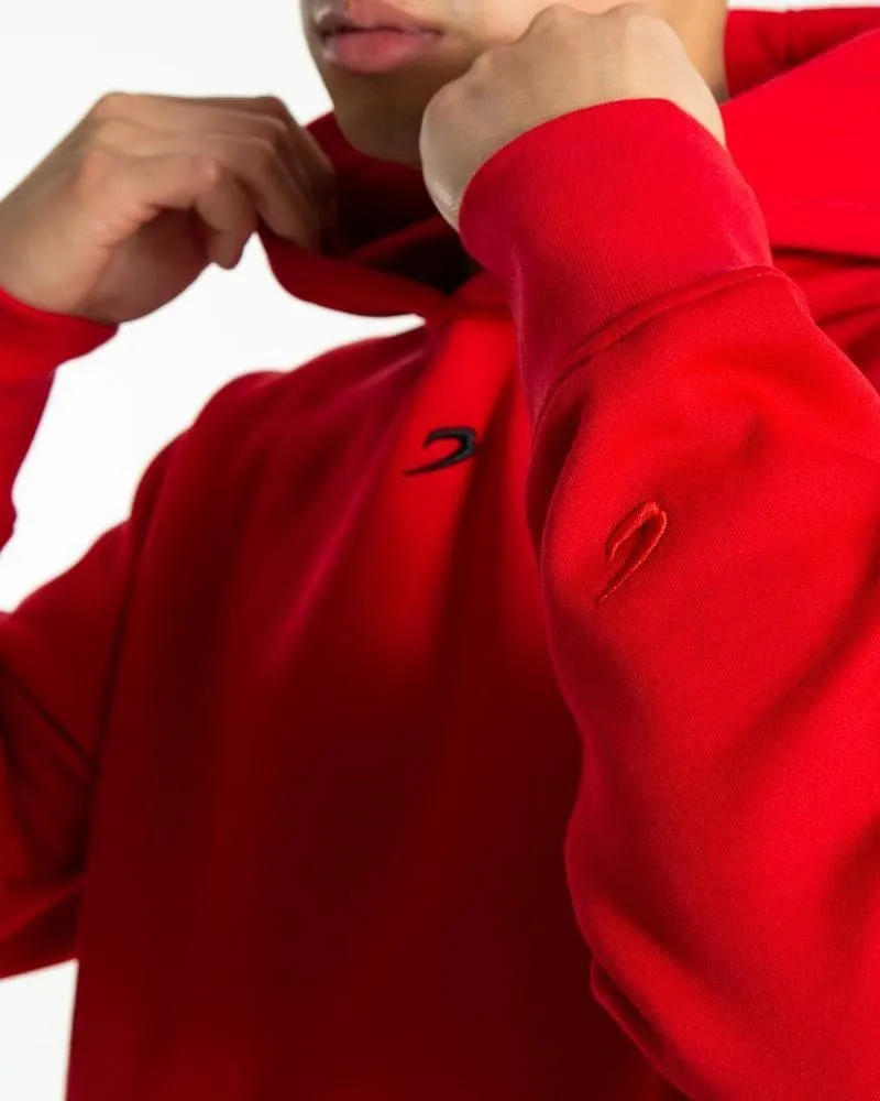 STRIKE LOGO HOODIE - RED