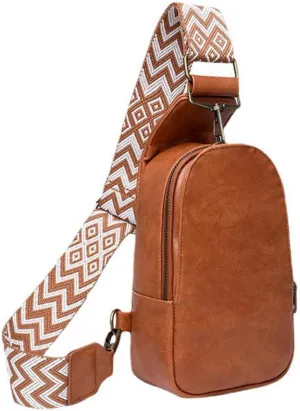 Style Sling Backpack for Women Lightweight PU Leather Fanny Pack Crossbody Chest Bag for Travel Shopping and Daily Use present for Friends and Loved Ones