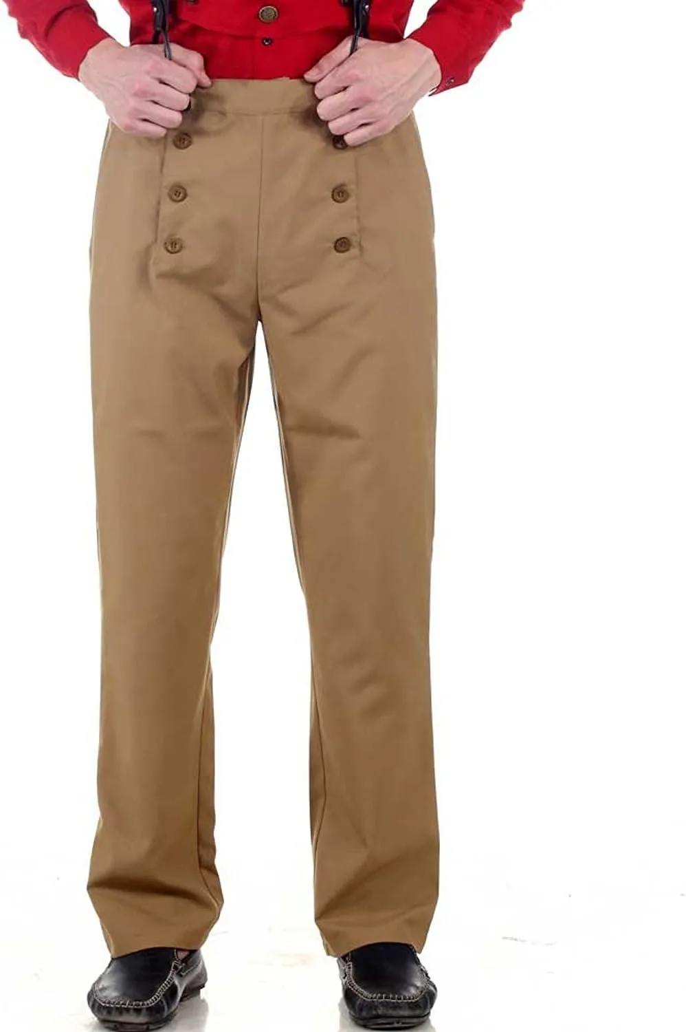 ThePirateDressing Steampunk Victorian Cosplay Costume Architect Men's Pants Trousers
