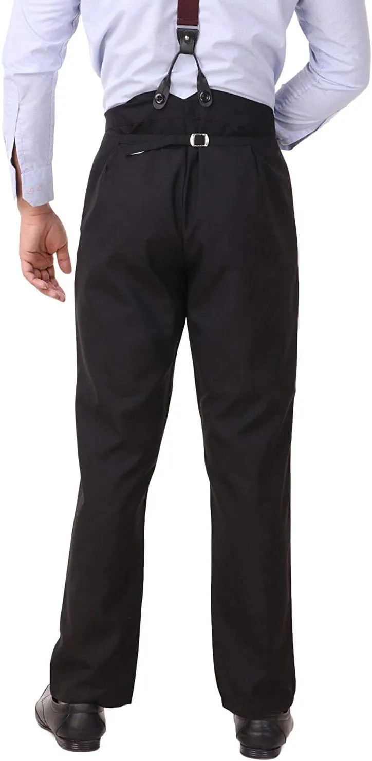ThePirateDressing Steampunk Victorian Cosplay Costume Architect Men's Pants Trousers