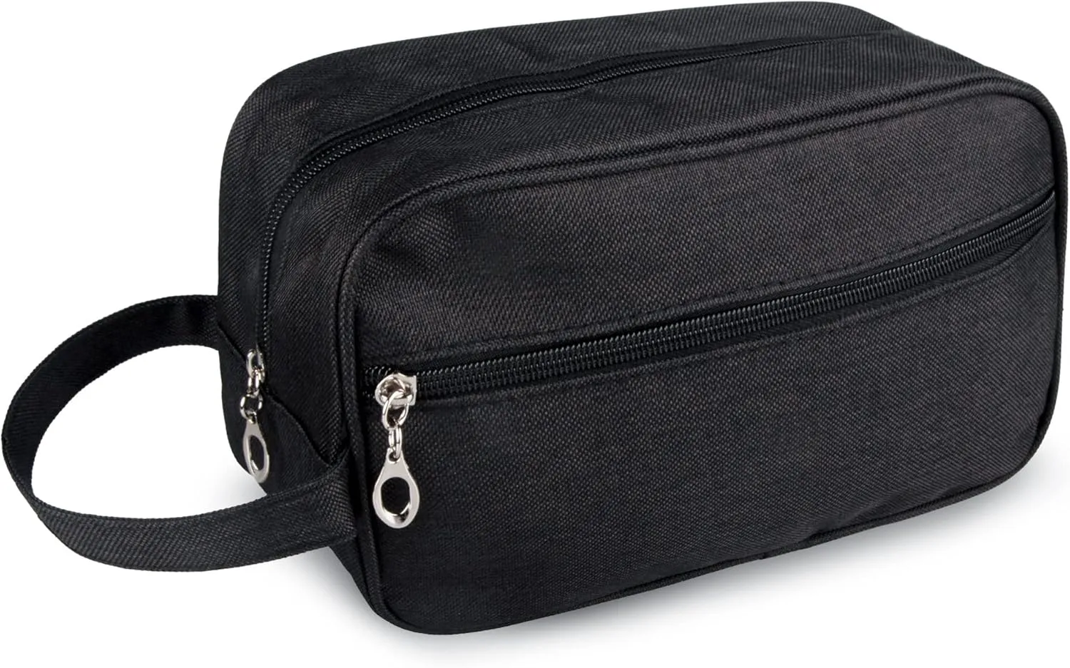 Toiletry Bag, Large Capacity Travel Bag for Toiletries, Waterproof Oxford Fabric Toiletry Organizer for Travel, Business Trips and Daily Use, Travel Essentials for Men or Women (Black)