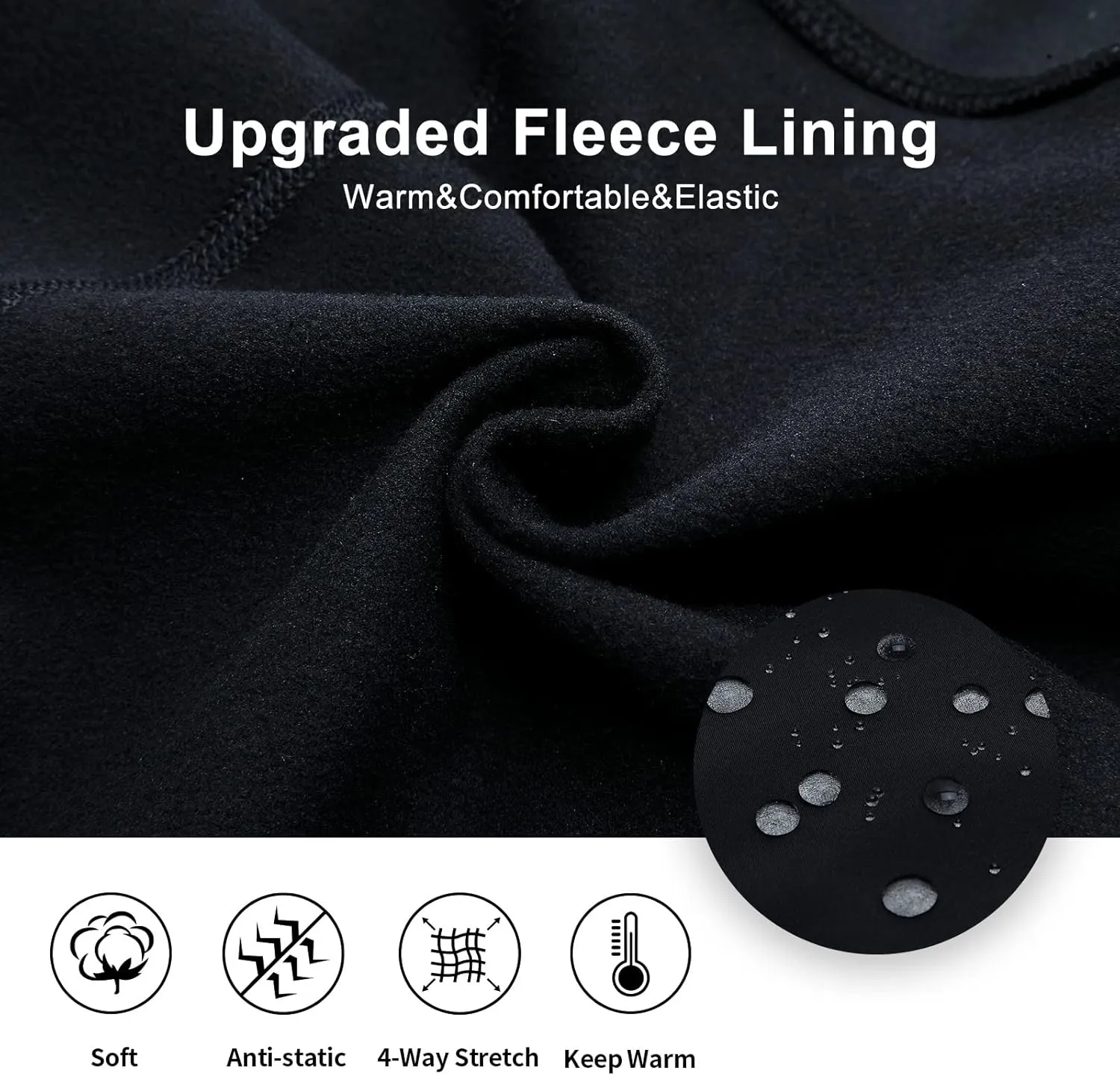 Turnhier Women Winter Riding Equestrian Pants Fleece Lined Equestrian Breeches Horseback Silicone Pockets