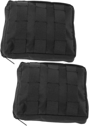 UPKOCH 2Pcs Multi Function Waist Bag Durable Storage Pouch for Phones Keys Cards Lightweight Belt Pouches for Travel Camping and Daily Use