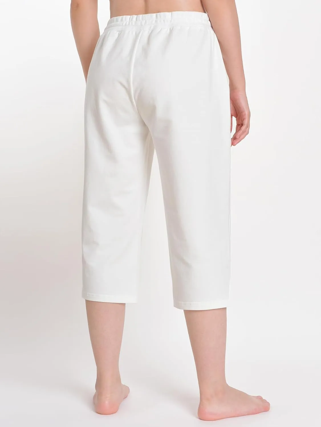 Weintee Women's Petite Cotton Capris with Pockets