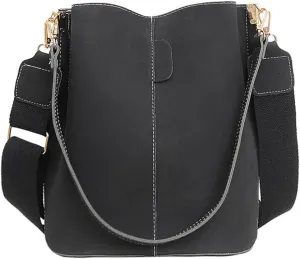 Women Bucket Bag Autumn Winter Shoulder Bag Handbag Casual Crossbody Bag Retro Messenger Bag for Travel Daily Use