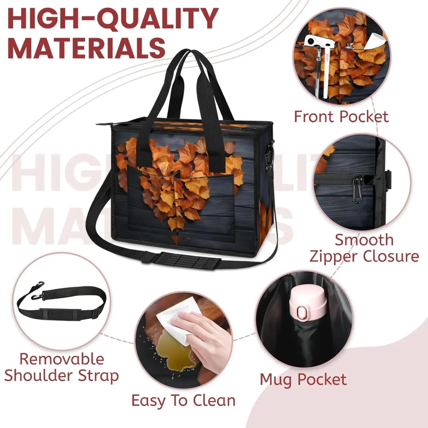 Women Fashion Tote Bag Wallet Shoulder Bags Set 3PCS Top Handle Satchel Purse Large Zippered Handbag Daily Use