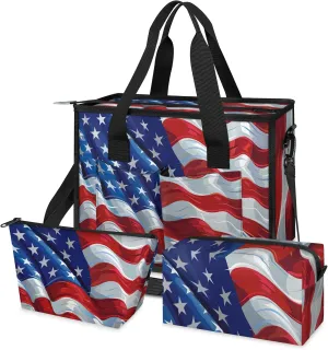 Women Fashion Tote Bag Wallet Shoulder Bags Set 3PCS Top Handle Satchel Purse Large Zippered Handbag Daily Use