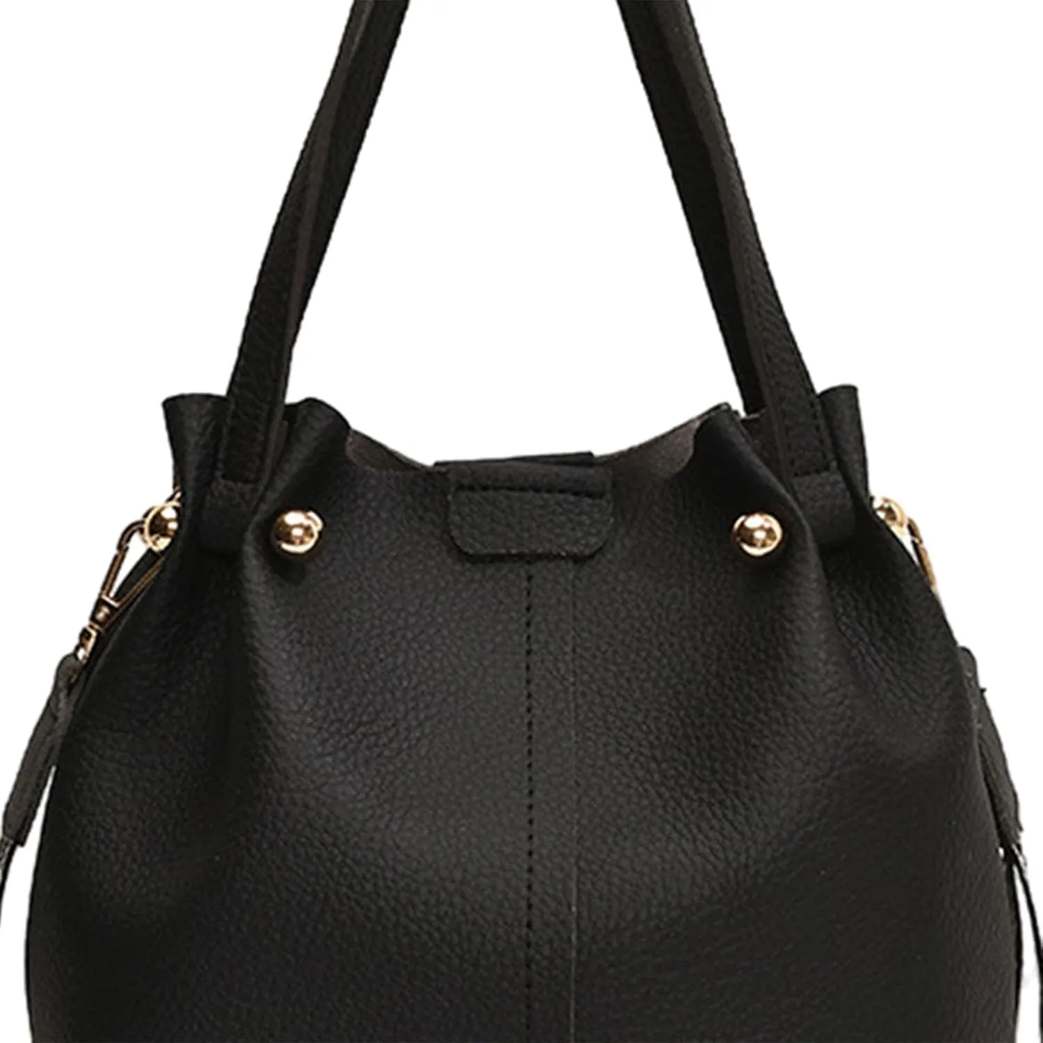 Women's Bucket Bag with Detachable Strap for Travel and Daily Use