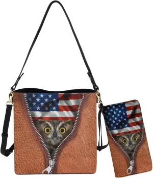 Women's Leather Waterproof Handbags and Purses for Daily Use
