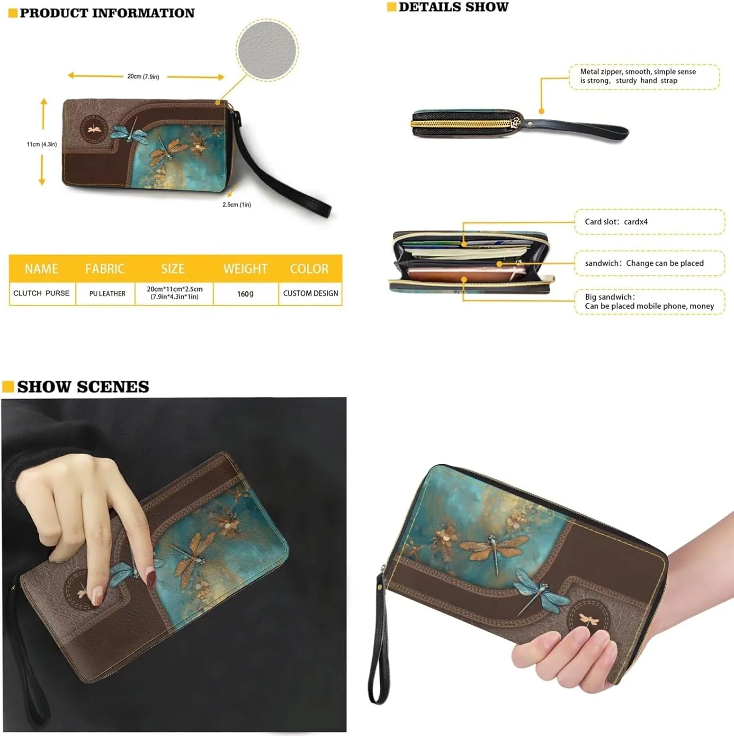 Women's Leather Waterproof Handbags and Purses for Daily Use