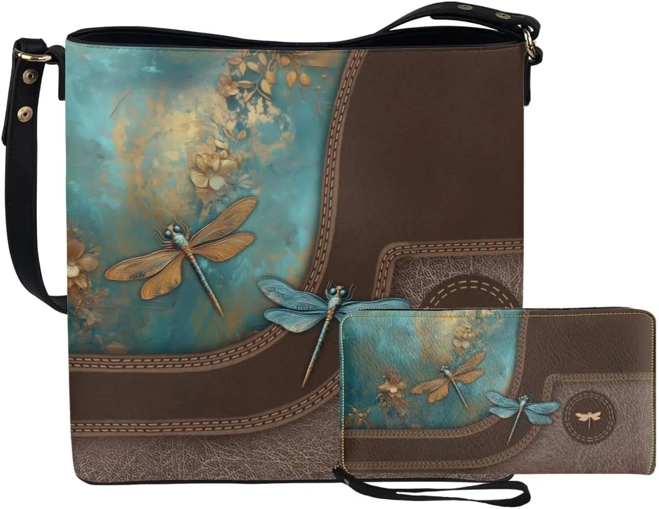Women's Leather Waterproof Handbags and Purses for Daily Use