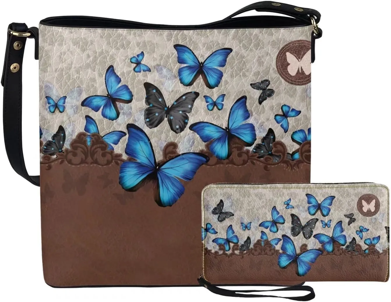 Women's Leather Waterproof Handbags and Purses for Daily Use