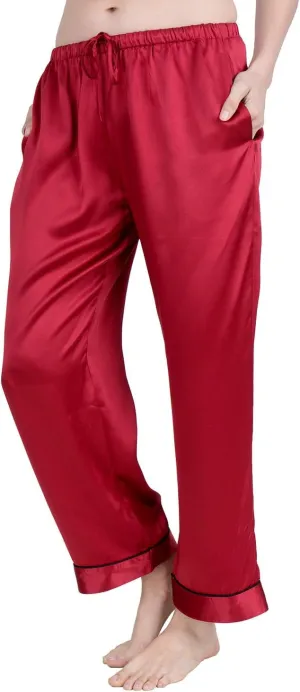Women's Luxury Silk Sleepwear 100% Mulberry Silk Pajamas Pants