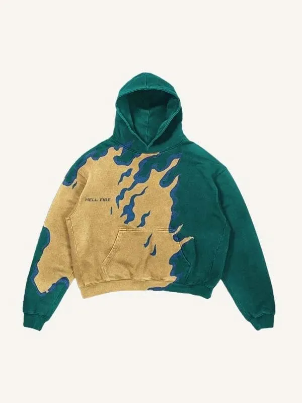 Y2K sweatshirt with hip-hop letter print oversized men's and women's hoodies, casual loose solid Gothic top